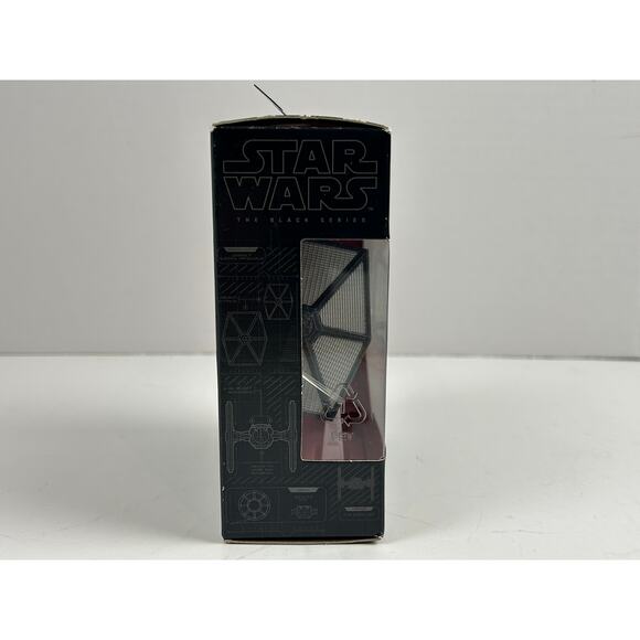 Star Wars Black Series Titanium First Order TIE Fighter Sealed w/ Box Wear - Picture 3 of 9